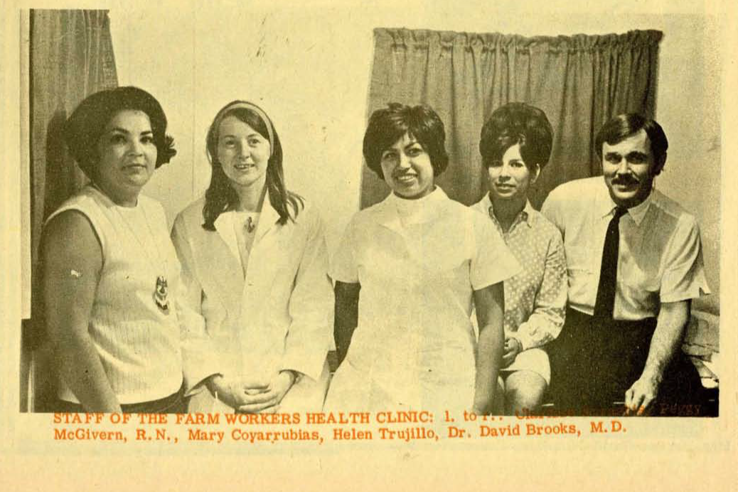 Staff of the Health Clinic, photo by El Malcriado, June 7, 1967 issue