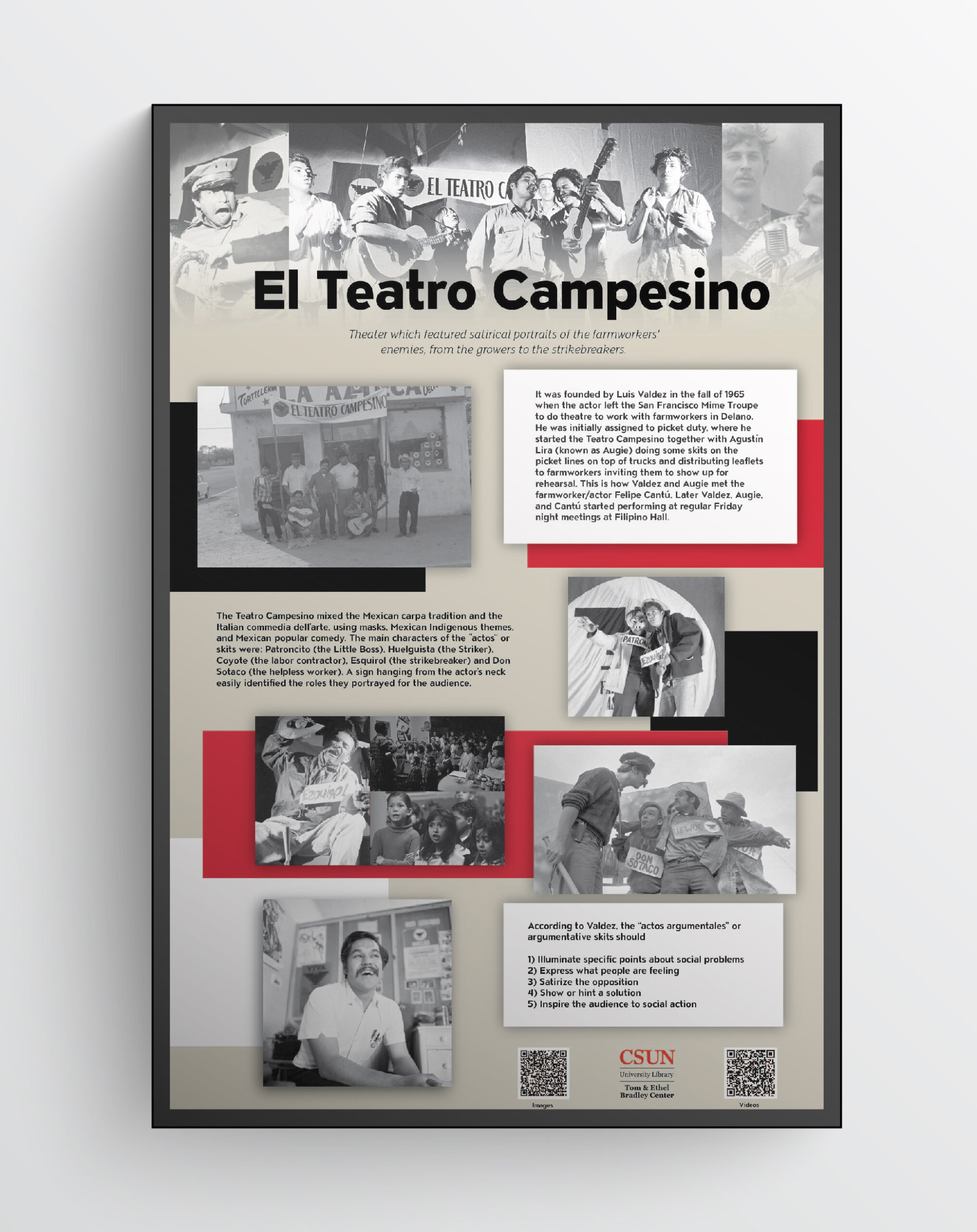 Panel of El Teatro Campesino.