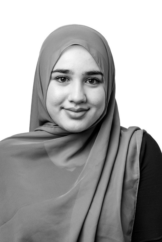 Credits headshot of web designer Summayah Waseem