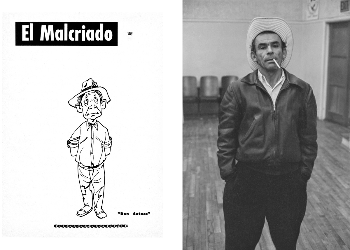 El Malcriado Issue Number 1 (left) and Felipe Cantú (right)